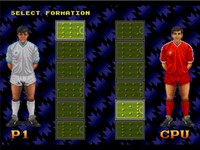 une photo d'Ã©cran de European Club Soccer sur Sega Megadrive